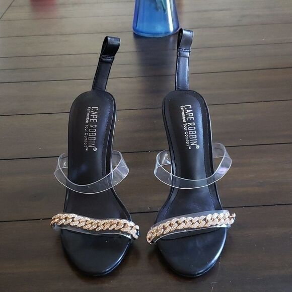 Cape Robbin Diamond Link High Heels - Picture 1 of 5